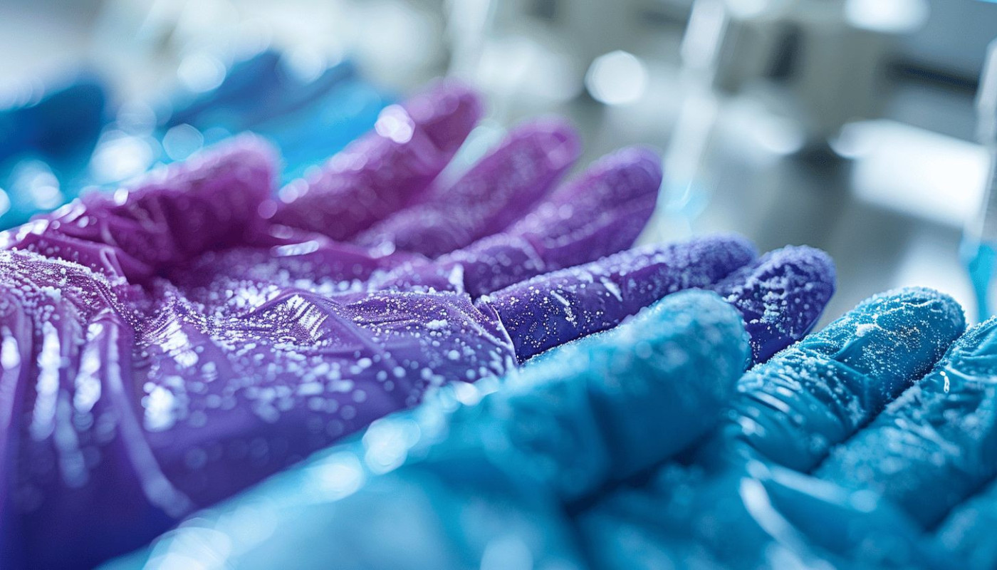 Comparaison entre gants nitrile poudrés et non poudrés : avantages et utilisations